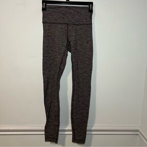 Lululemon Speckled Gray Wunder Under Super High Rise Leggings Size 4
